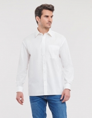 Russell Pure cotton poplin shirt LSL [R-936M-0]