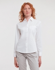 Russell Ladies pure cotton shirt LSL [R-936F-0]