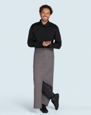 SG Accessories Long Bistro Apron with Vent and Pocket [JG12]