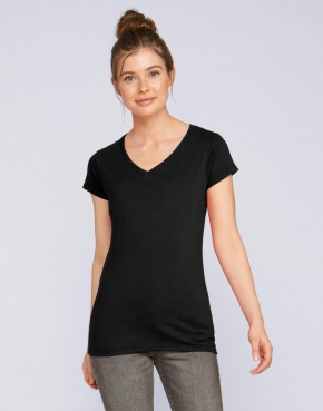 Gildan Ladies Softstyle® V-Neck T-Shirt 