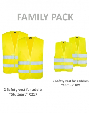 Basic Safety-Vest Family Pack 