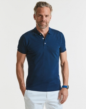 Men's Fitted Stretch Polo 