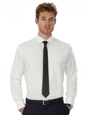 Camisa Popelina Elastán Black Tie LSL/men Shirt 