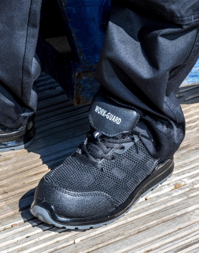 All Black Safety Trainer 