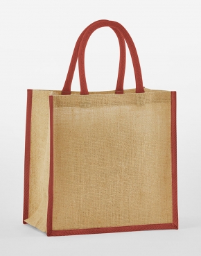 Natural Starched Jute Mini Gift Bag 