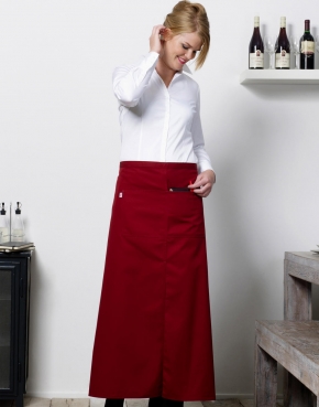 Berlin Long Bistro Apron with Vent and Pocket 