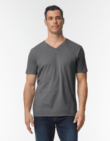 T-shirt uomo con scollatura a V Softstyle 