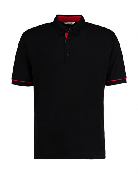 Classic Fit Button Down Contrast Polo Shirt 